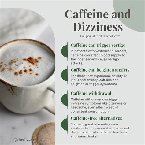 drinking coffee makes me dizzy.